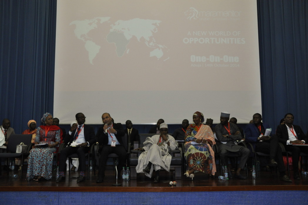Federal Minister for Youth Development, Hon. Boni Haruna and a cross section of mentors.