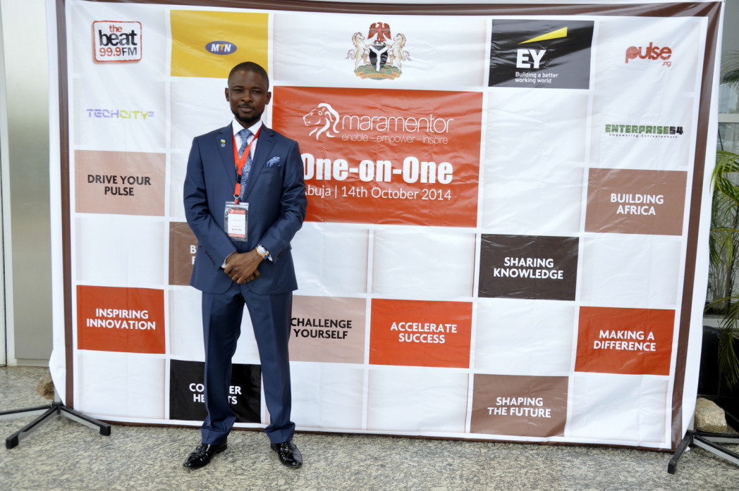Japheth Omojuwa, moderator Mara1on1 Abuja